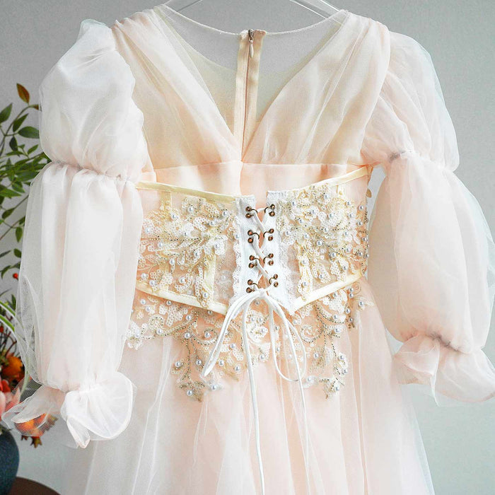Luxury Off White Flower Girl Dress Party Birthday Prom Gown J283
