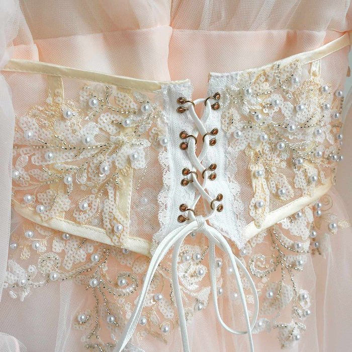 Luxury Off White Flower Girl Dress Party Birthday Prom Gown J283