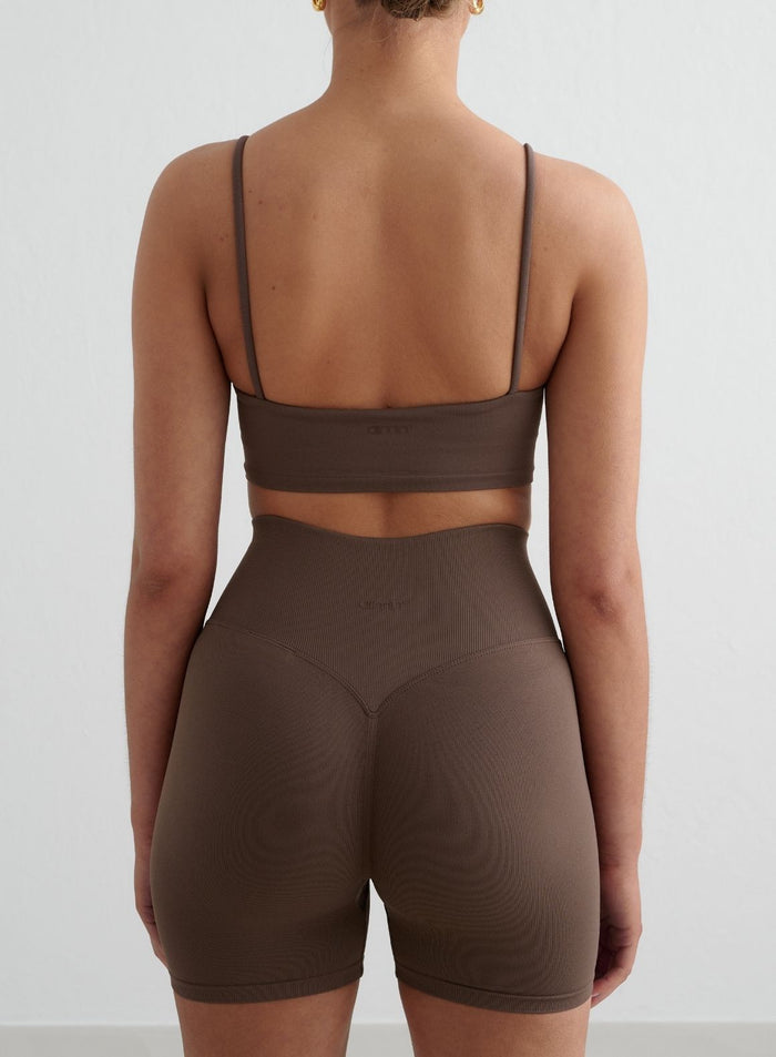 Macchiato Shape Seamless Hotpants & Strap Bra Set