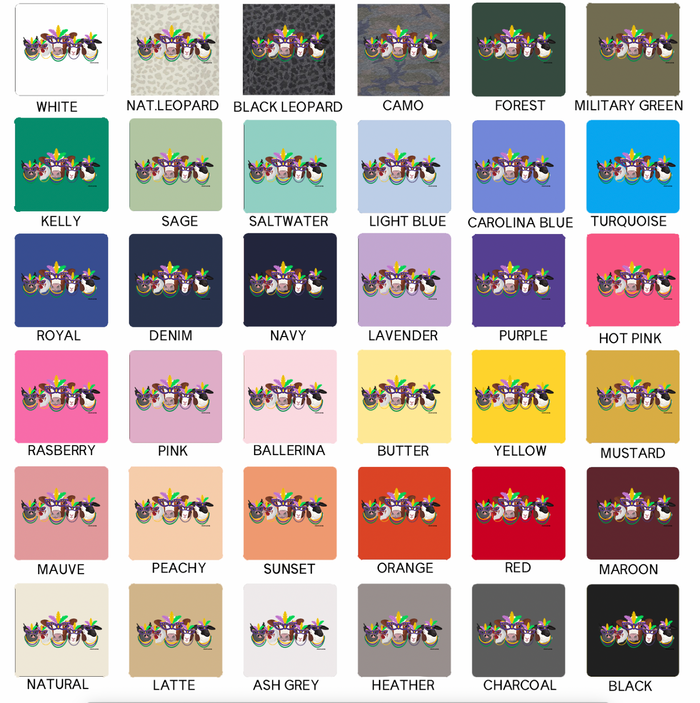 MARDI GRAS STOCK– Infant/Toddler/Youth