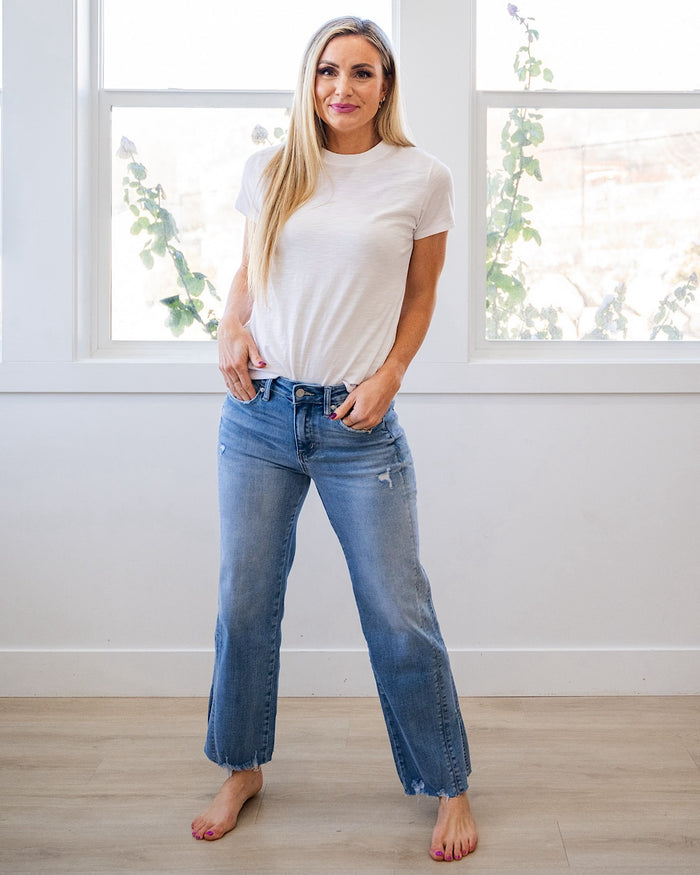 Melinda Short Sleeve Top - Ivory Be Cool