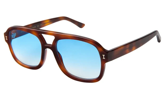 Memphis - Havana w/ Blue Gradient See Through