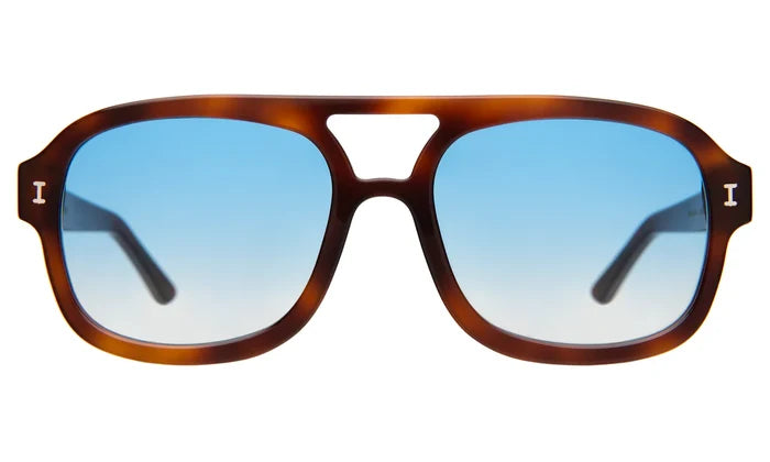 Memphis - Havana w/ Blue Gradient See Through