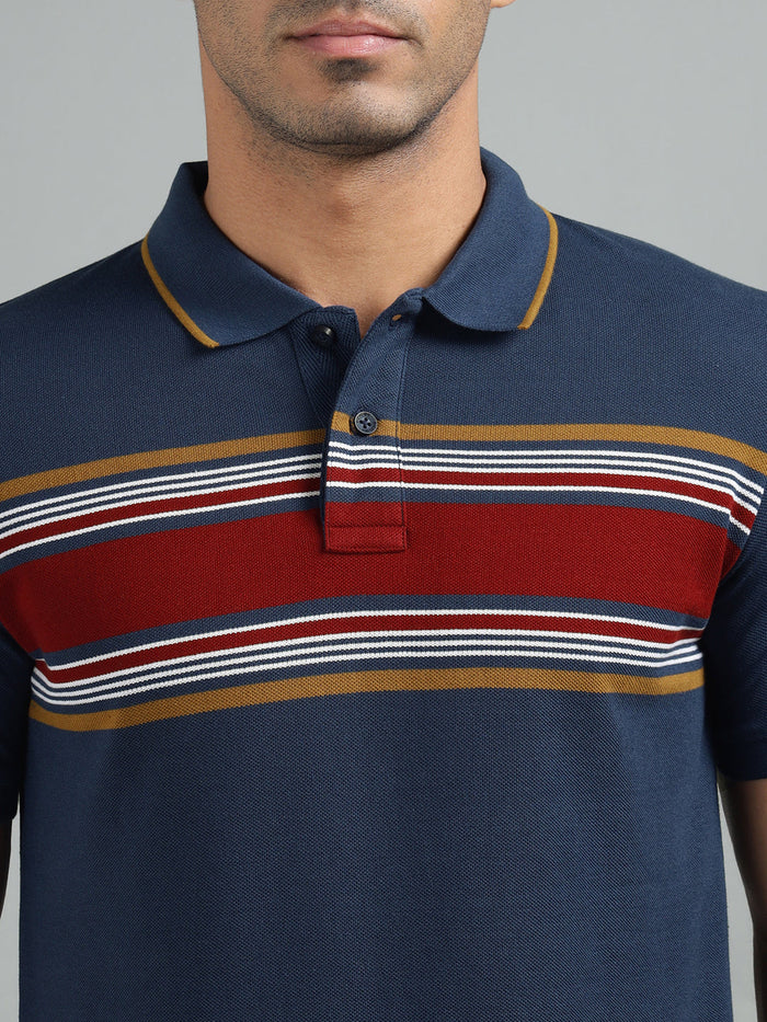 men-blue-regular-fit-striped-polo-neck-thirt-tsh-0143-blue