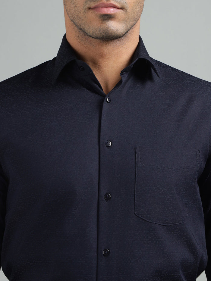 men-navy-standard-fit-textured-club-wear-shirt-cls-0147-navy