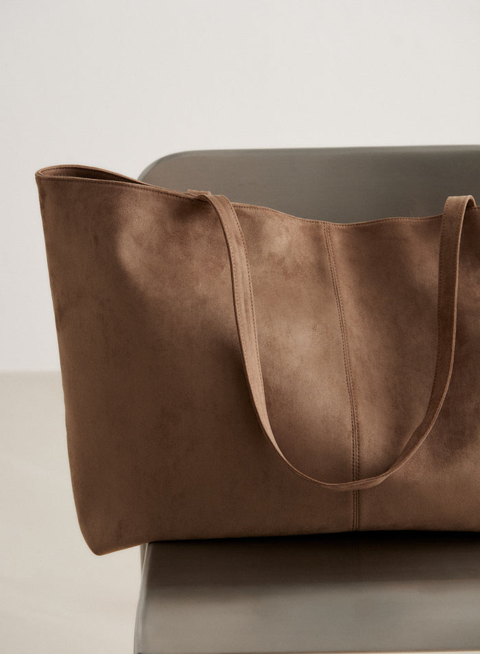 Microsuede Apparel Tote Bag