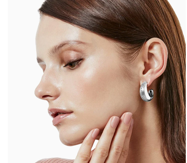 Mingle Adore Hoop Earrings