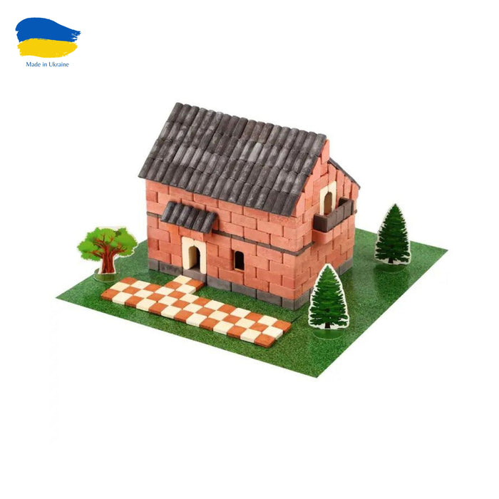 Mini Bricks Constructor Set, Irish House-Wise Elk-Simply Green Baby