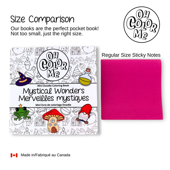 Mini Coloring Books - 3 Options Oh Color Me
