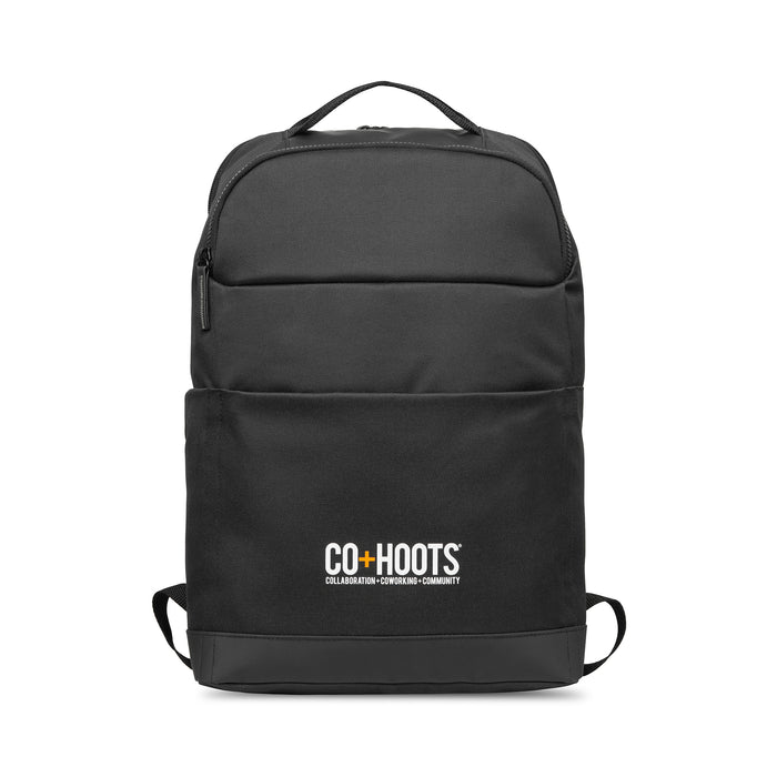 Mobile Office Laptop Backpack - Black | Custom Branded | Lemon Print