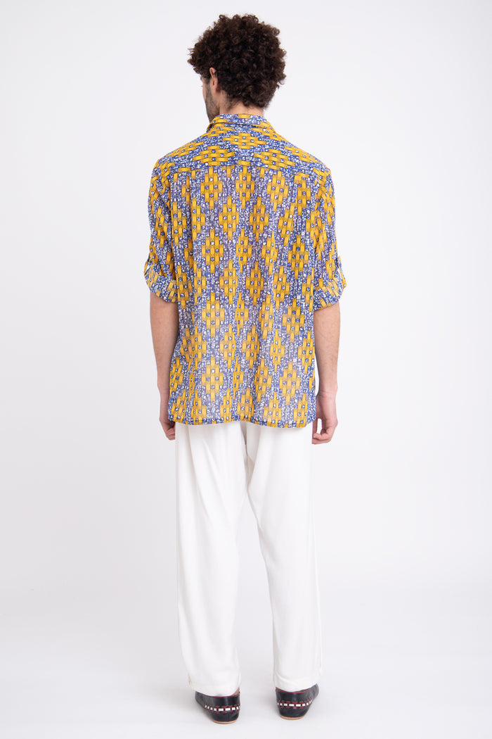 Mohamed Cotton Print Shirt