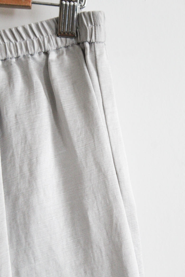 moonglow silk & linen maxi skirt