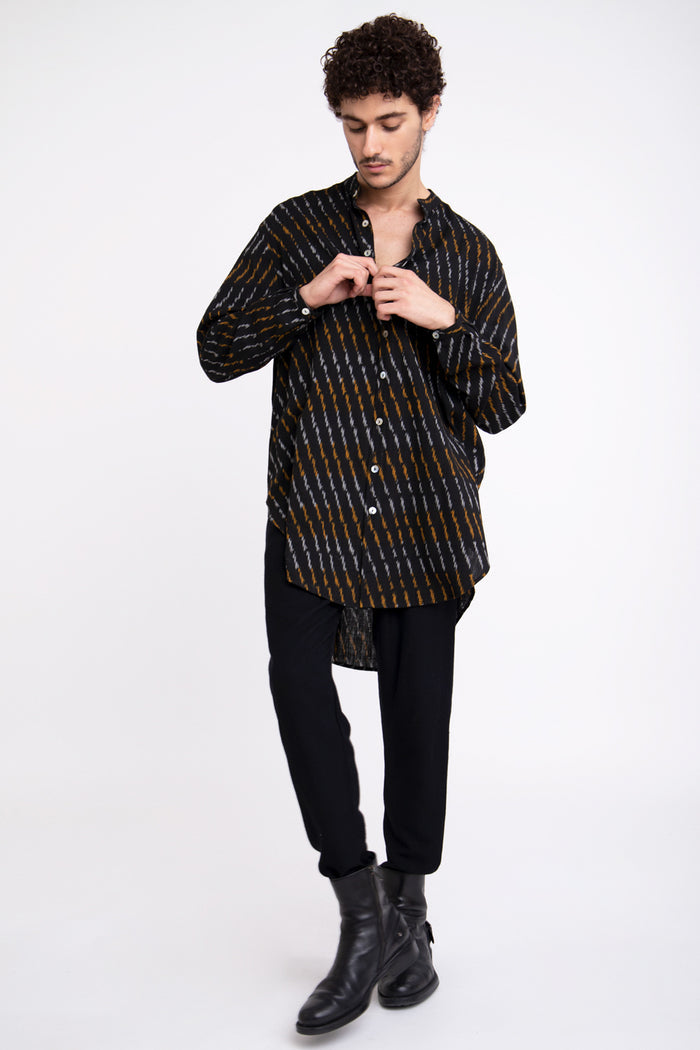 Mounir Ikat Cotton Shirt