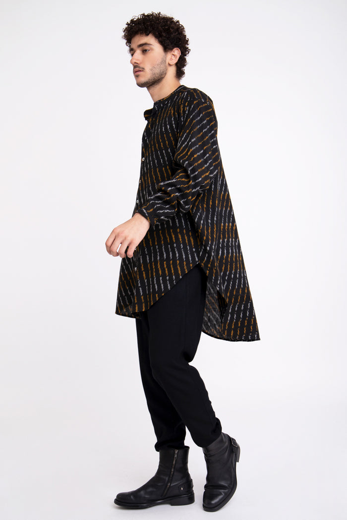Mounir Ikat Cotton Shirt