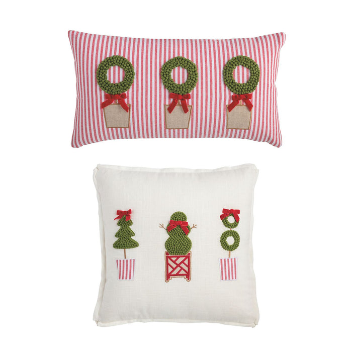 Mudpie- Christmas Topiary Pillows #41601253