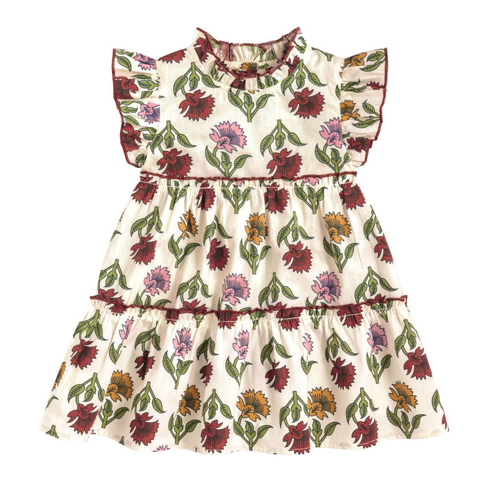Mudpie- Multi-Floral Ruffle Dress #15000360