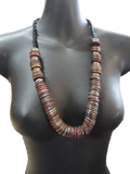 Multicoloured Coconut Shell Necklace