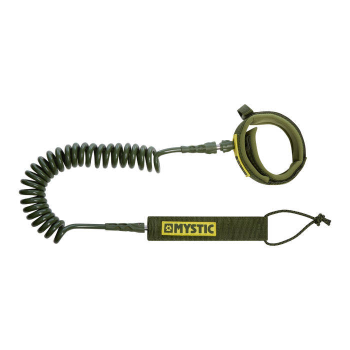 Mystic Coiled Board Leash Calf