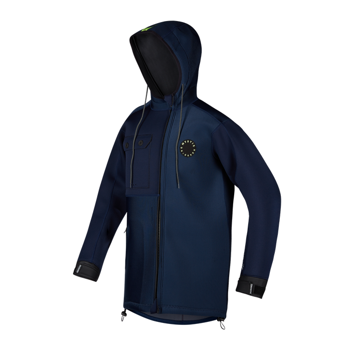 Mystic Neoprene Ocean Jacket - Navy / Lime