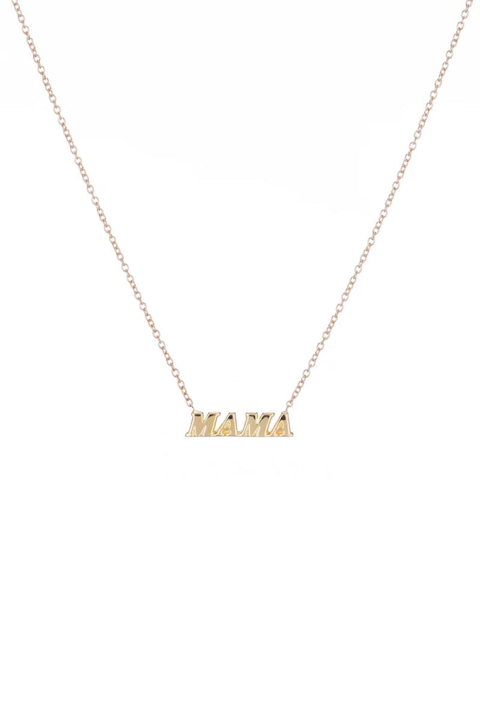 Name It Necklace - Mama Yellow Gold