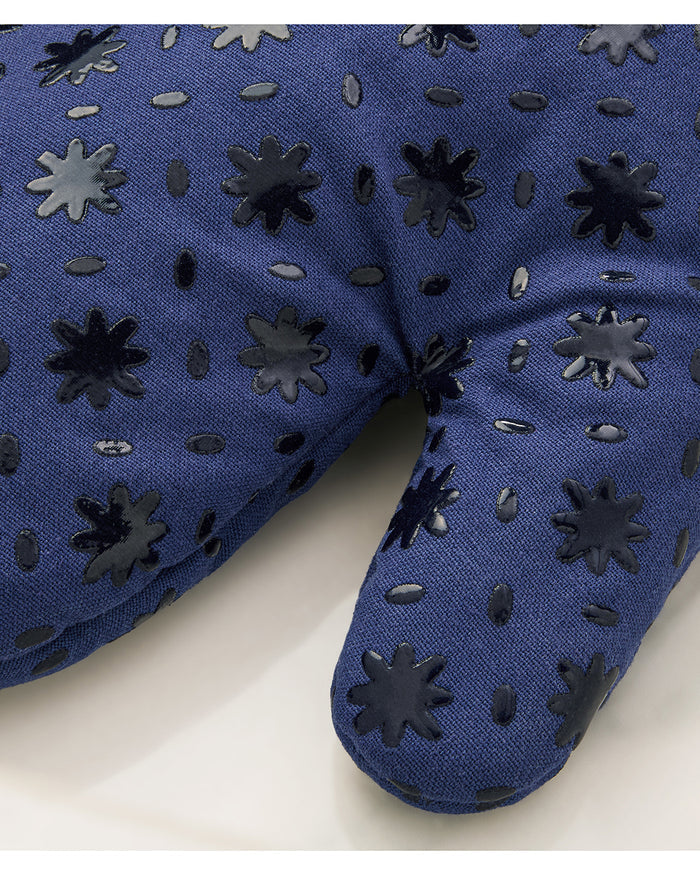 Navy Field Flowers Kitchen Set