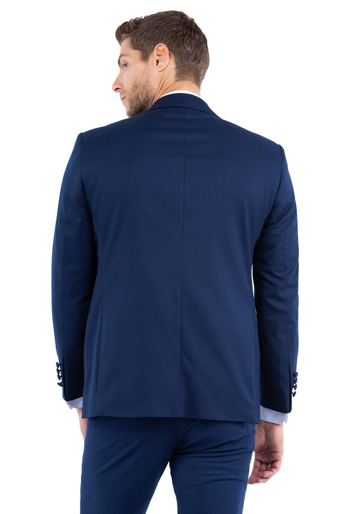Navy Zegarie Notch Lapel Tuxedo Jacket For Men MJT364-02 - Giorgio's Menswear