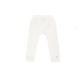 Nest Designs Organic Cotton Ribbed Harem Pants - White-Simply Green Baby