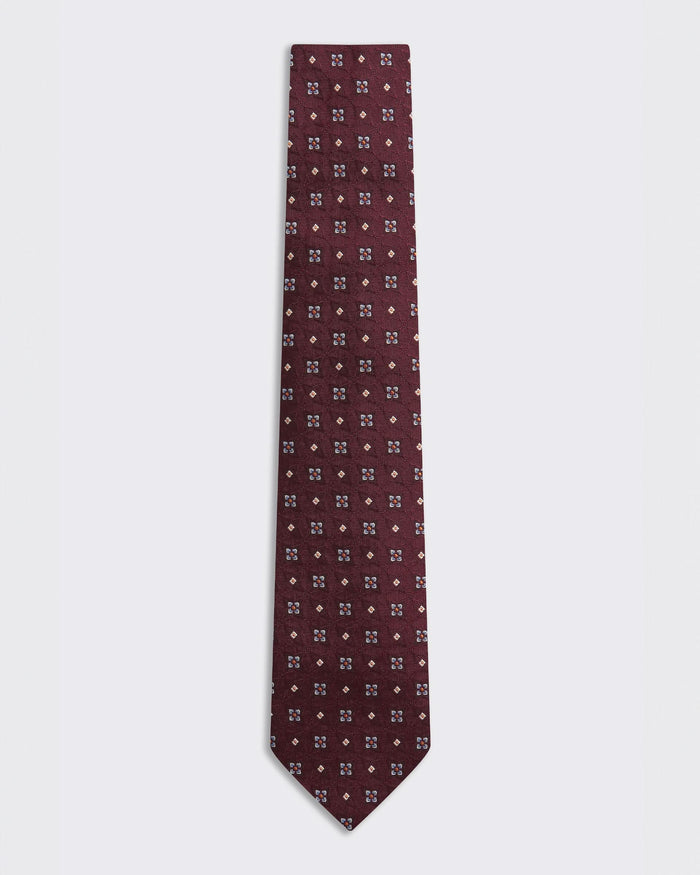 Newberry Diamond Tie Red