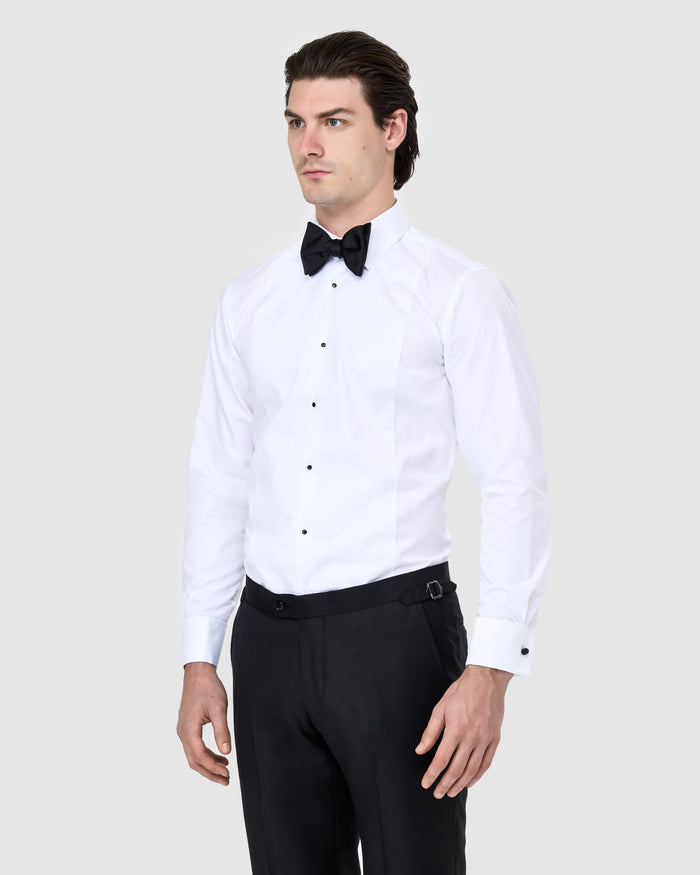 Ribbed Jumbo Evening Bow Tie - Men's Bow Ties at Menzclub
