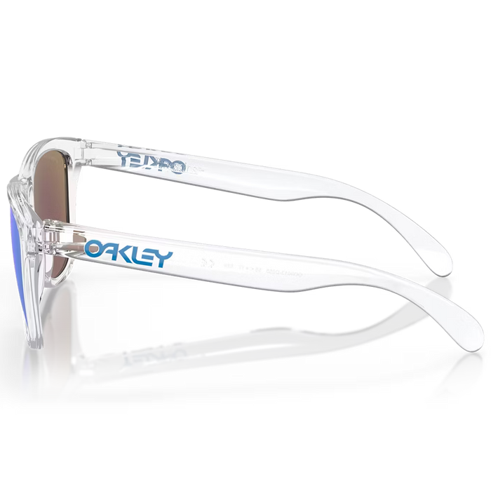 Oakley Frogskins Sunglasses Crystal Clear with Prizm Saphire Lens pure boardshop