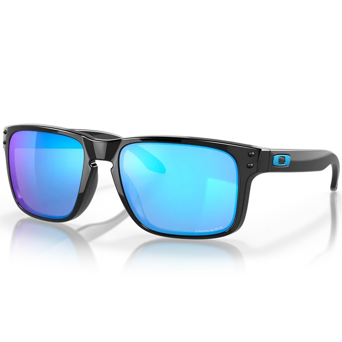 Oakley Holbrook Sunglasses Polished Black with Prizm Sapphire Lens pure boardshop