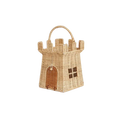 Olli Ella Rattan Castle Bag-Simply Green Baby