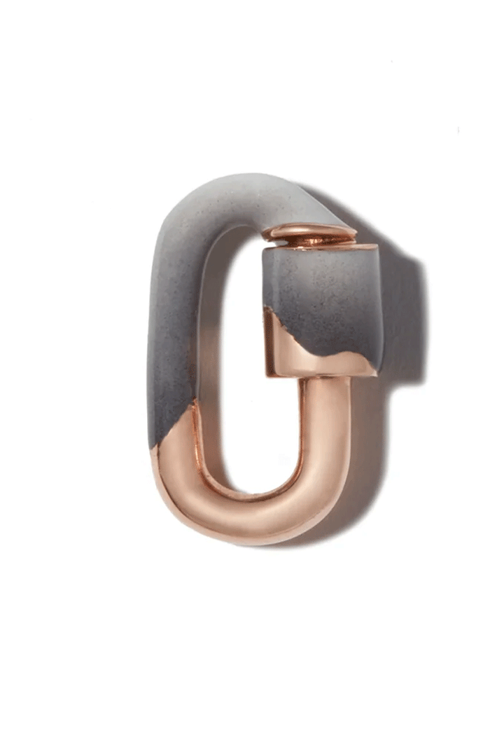 Ombre Chubby Babylock - Smog Enamel 14k Rose Gold