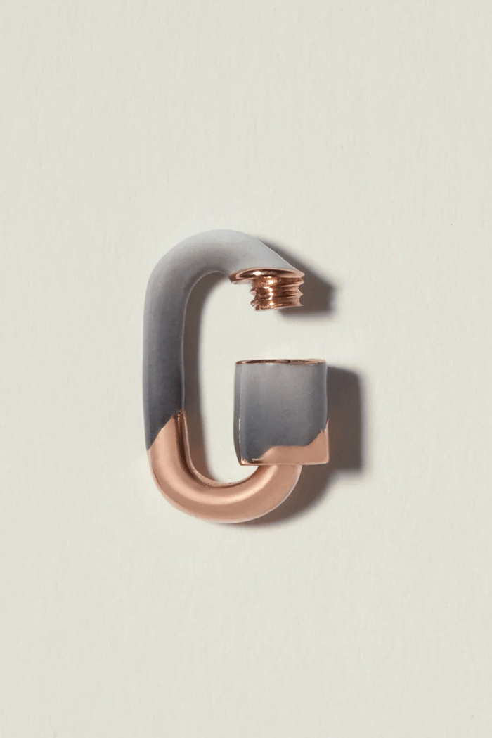 Ombre Chubby Babylock - Smog Enamel 14k Rose Gold