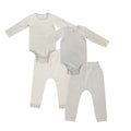 Organic Cotton Basic, Long Sleeve Onesie + Harem Pants Set