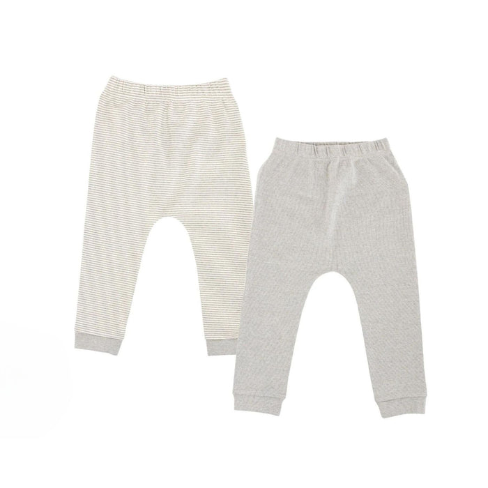 Organic Cotton Basic, Long Sleeve Onesie + Harem Pants Set