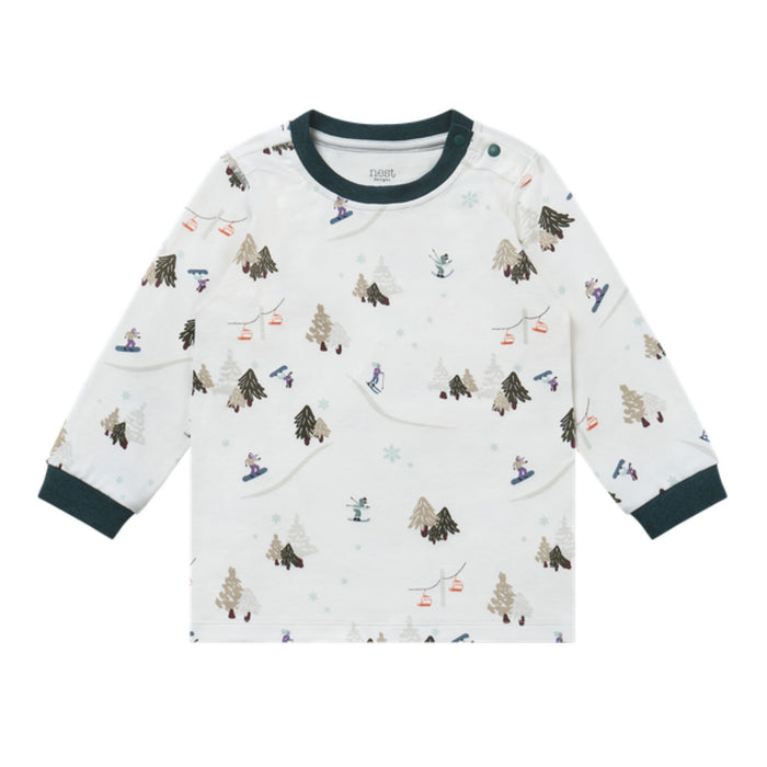 Organic Cotton Two-Piece Long Sleeve PJ Set