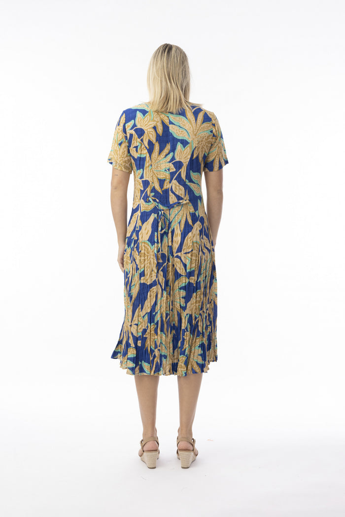 Orientique Flattering Godet Dress