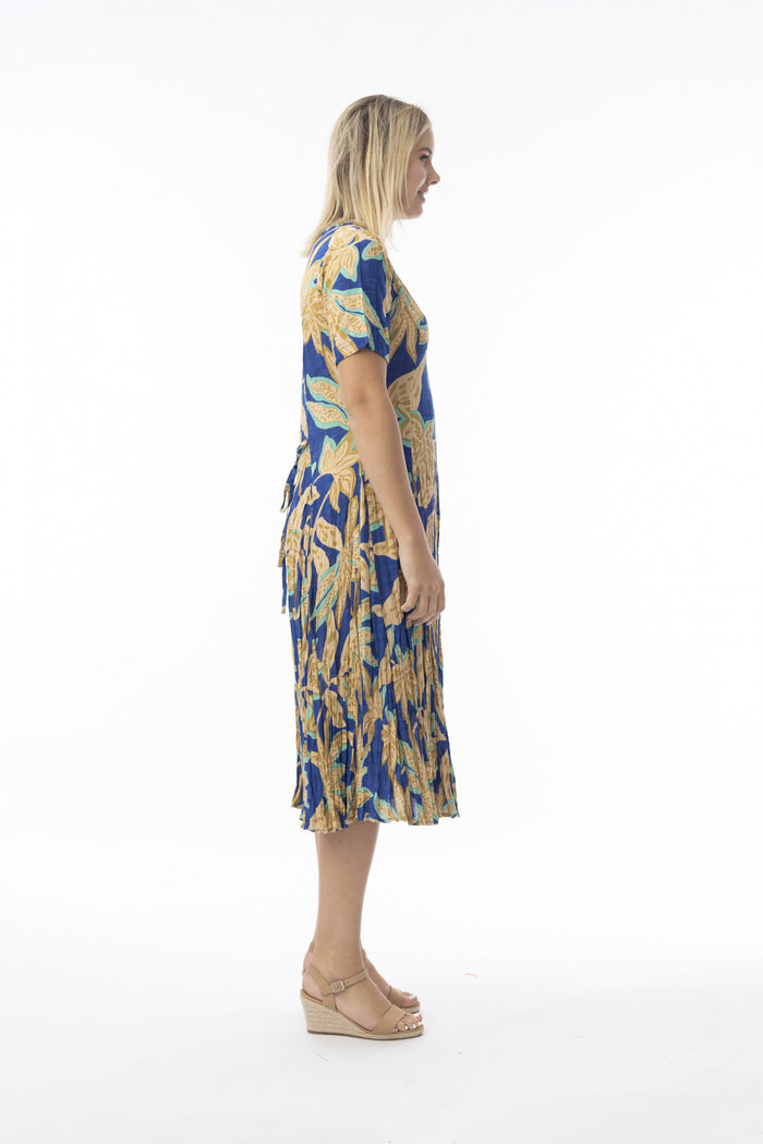 Orientique Flattering Godet Dress