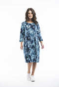 Orientique Stretch Cotton Dress