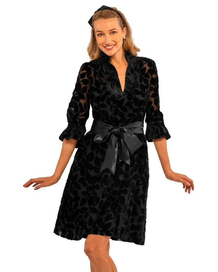 Outta Sight Tunic Dress - Luxe Leaf Velvet