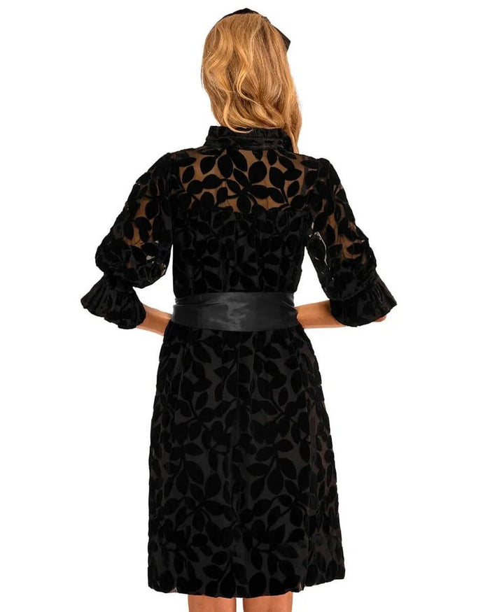 Outta Sight Tunic Dress - Luxe Leaf Velvet