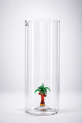 Palm Tree Glass Jug