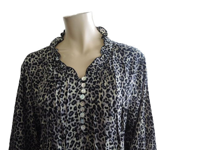 Party Girl Crinkle Rayon Pintuck Blouse
