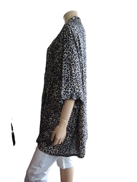 Party Girl Crinkle Rayon Pintuck Blouse