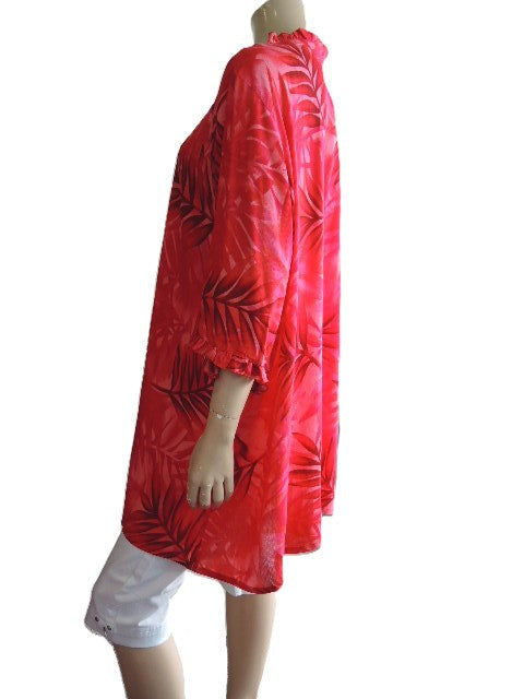 Party Girl Crinkle Rayon Pintuck Top