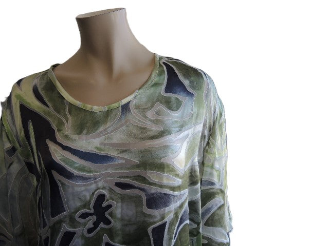 Party Girl Silk Swing Style Top