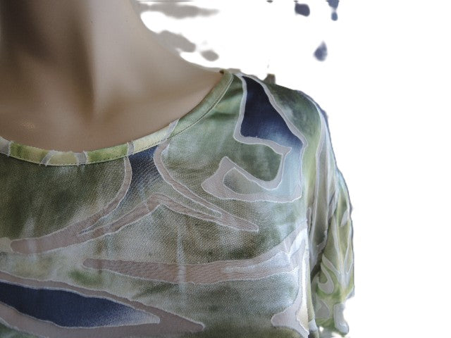 Party Girl Silk Swing Style Top
