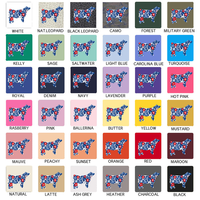 Patriotic Daisy Steer– Infant/Toddler/Youth
