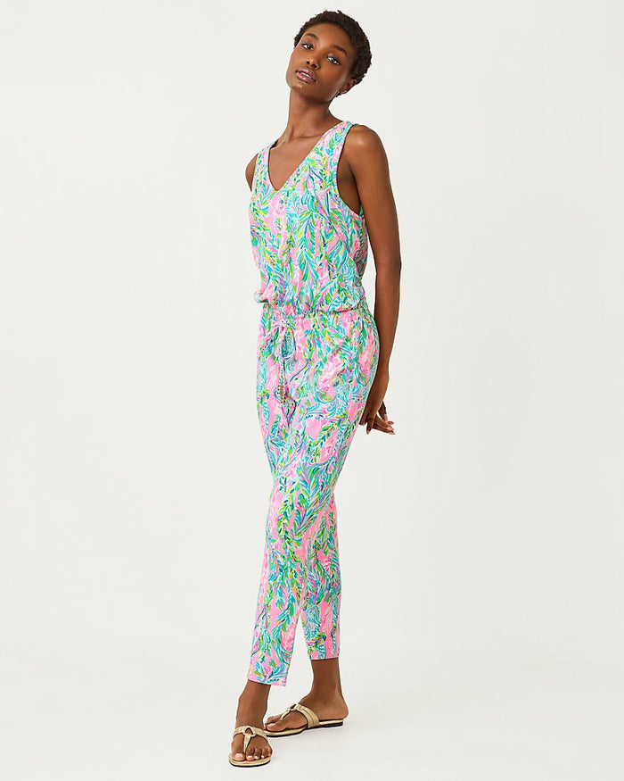 Paulina Jumpsuit - Multi Unicorn Of The Sea